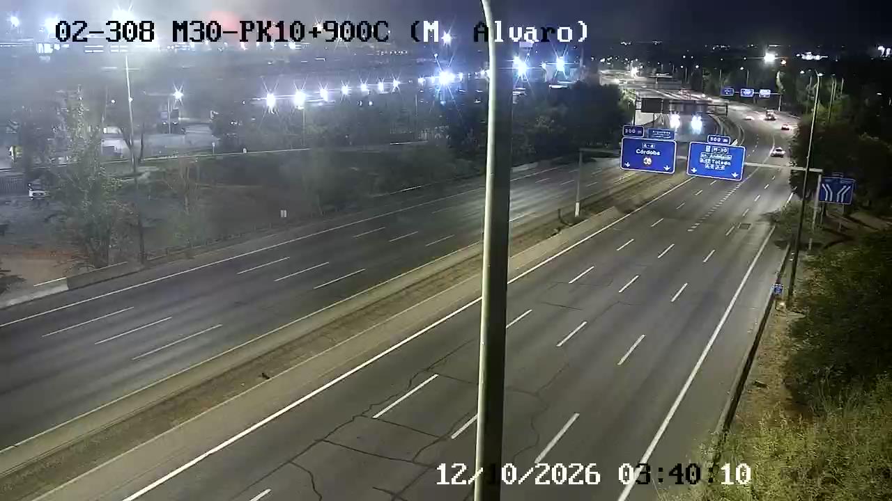 Cámara M30 Pk 10+900 (Méndez Álvaro)