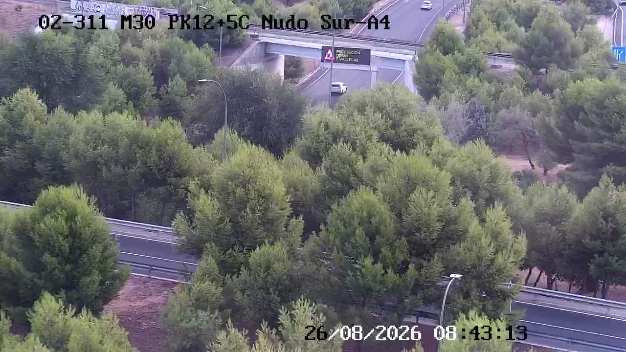 Cámara M30 Pk 12+500 (Nudo Sur A-4)