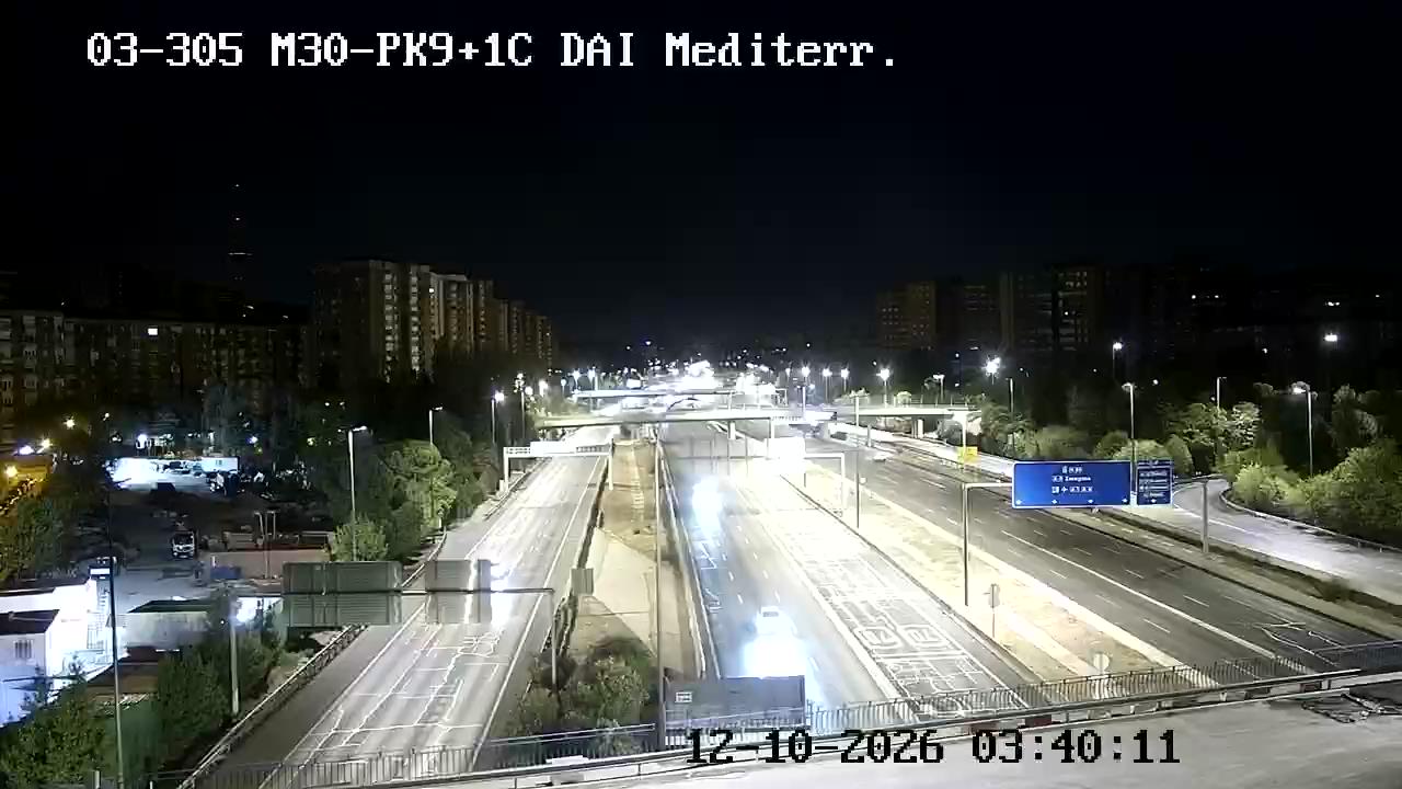 Cámara M30 Pk 09+100 (Av. Mediterráneo)