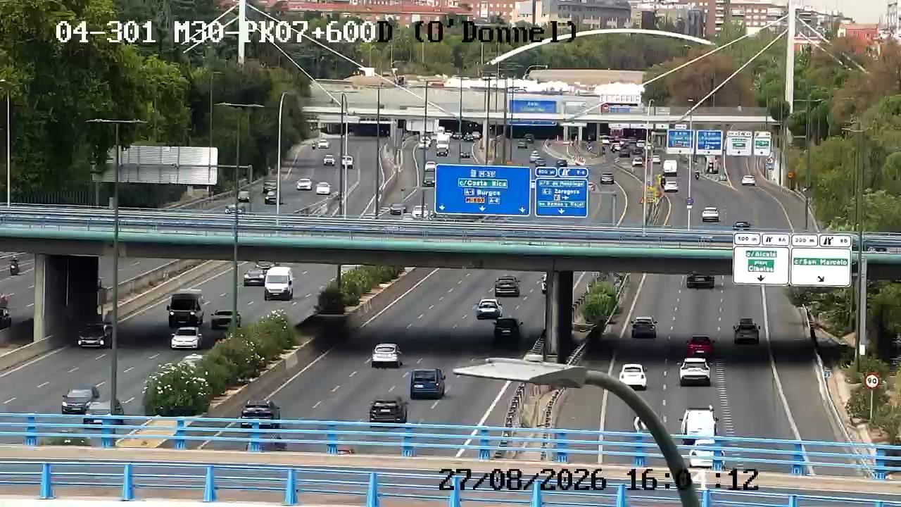 Cámara M30 Pk 07+600 (O'Donnell)