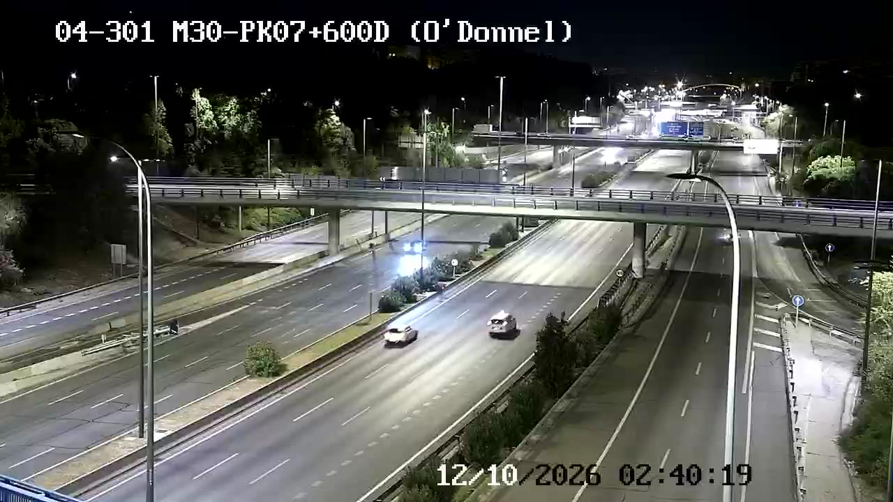Cámara M30 Pk 07+600 (O'Donnell)