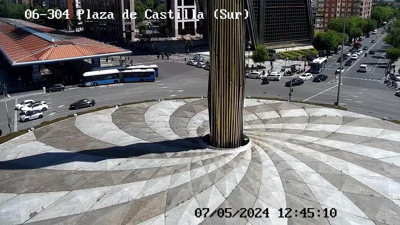 Plaza de Castilla sur Madrid