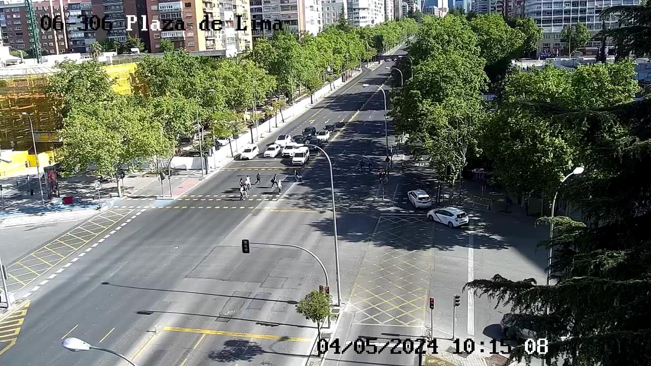 Webcam Paseo del Prado Calle Huertas Madrid