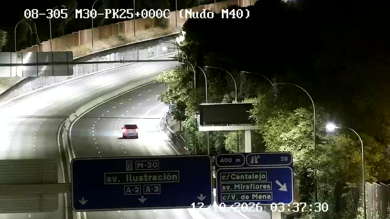 Cámara M30 Pk 25+000 (Nudo M-40)