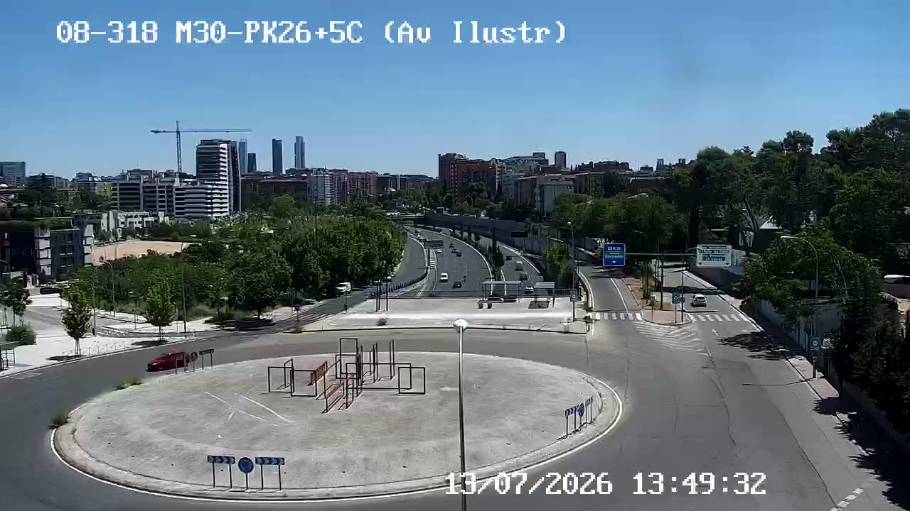 Cámara M30 Pk 26+500 (Av. Ilustración)