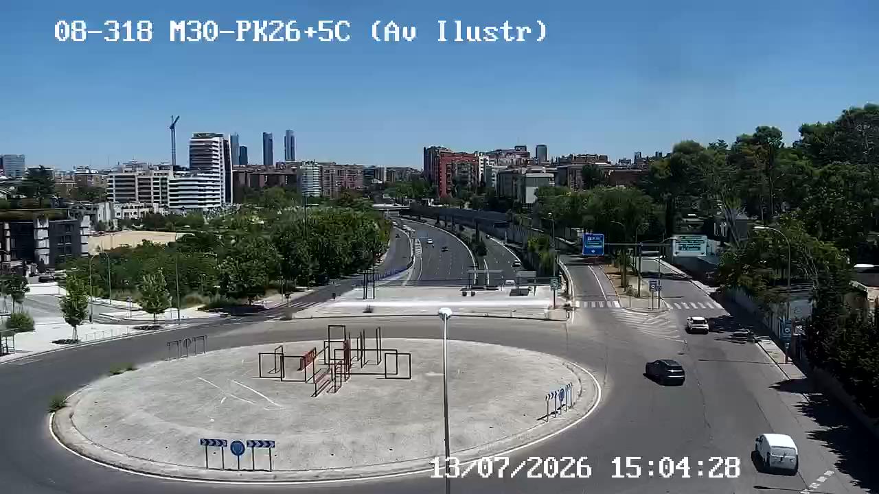 Cámara M30 Pk 26+500 (Av. Ilustración)
