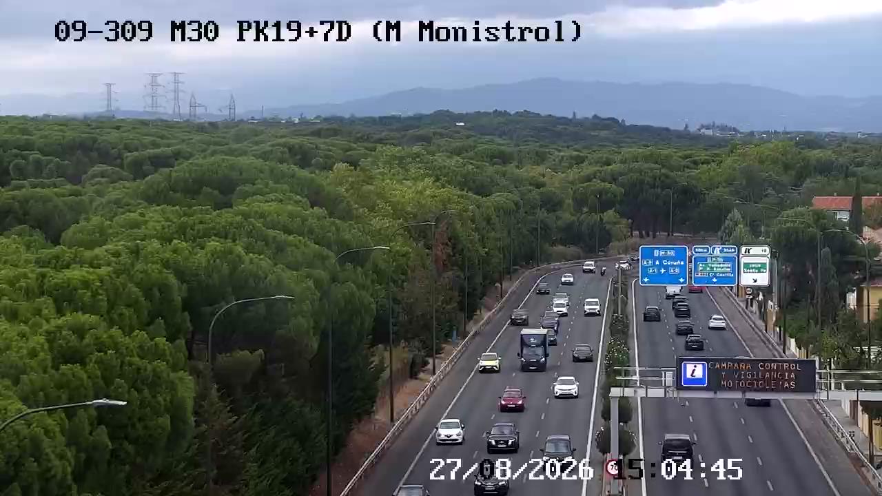 Cámara M30 Pk 19+700 (Marqués de Monistrol)