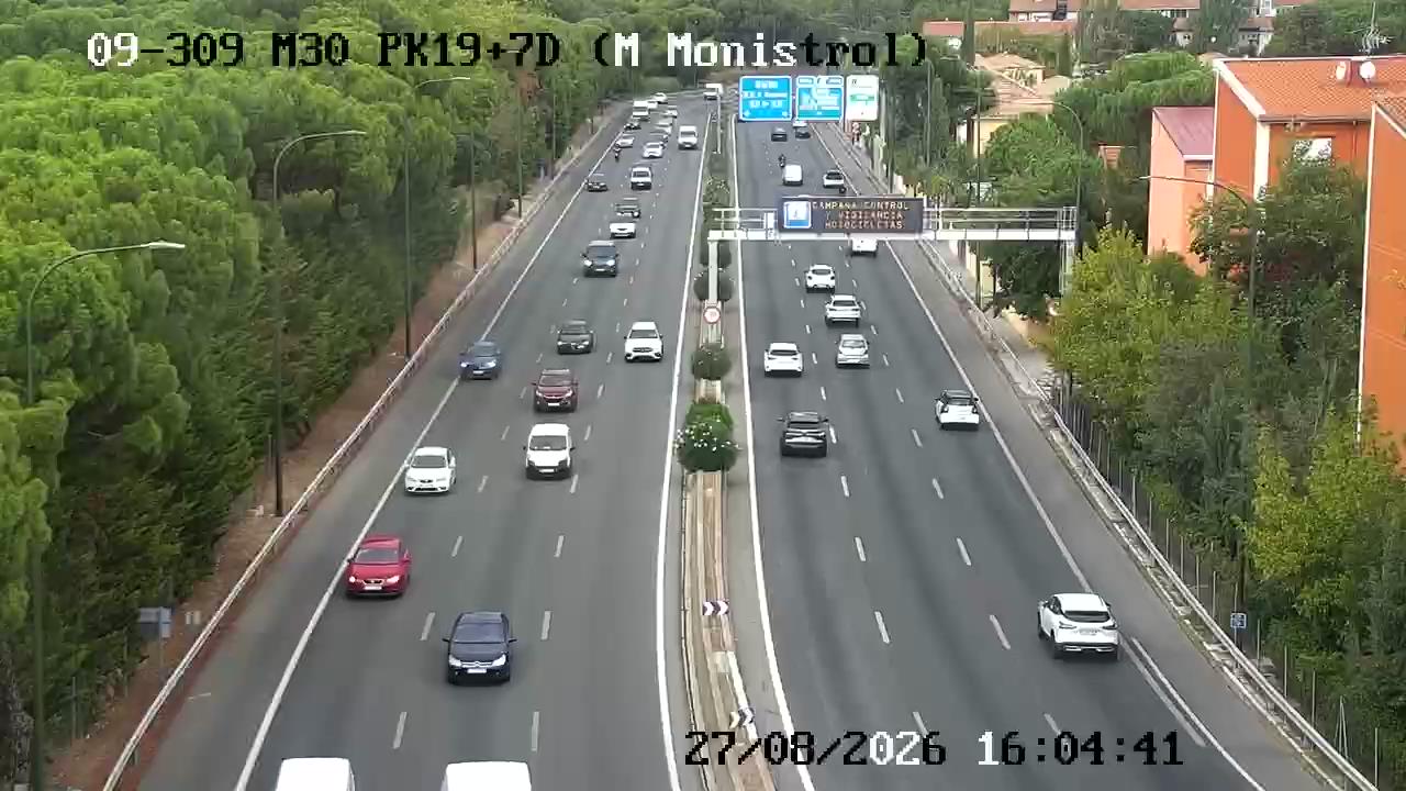 Cámara M30 Pk 19+700 (Marqués de Monistrol)