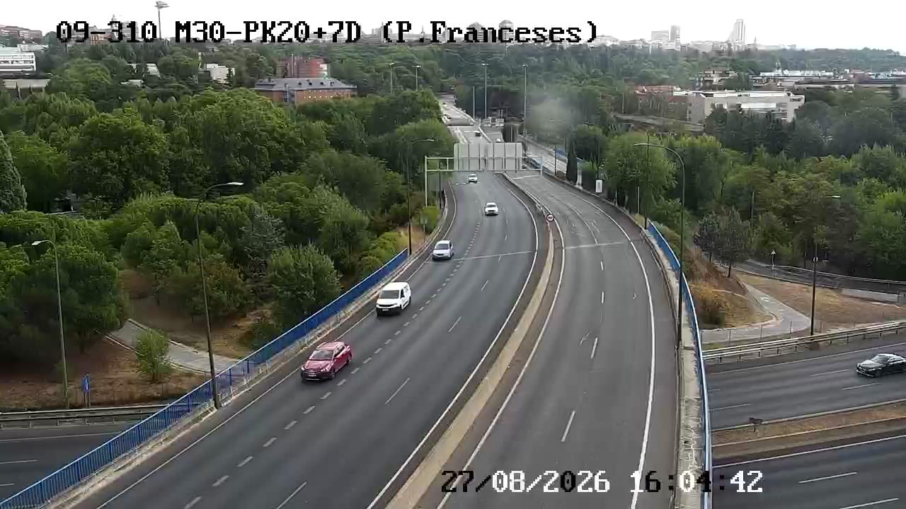 Cámara M30 Pk 20+700 (Puente de los Franceses)