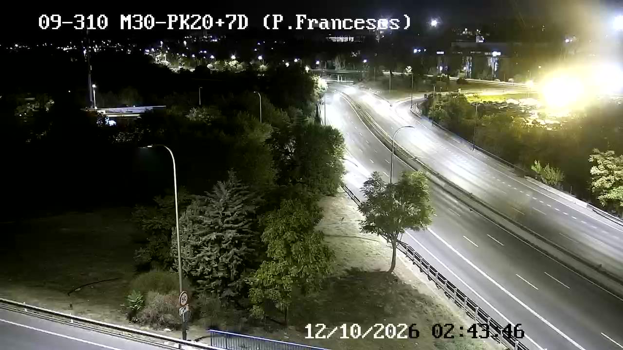 Cámara M30 Pk 20+700 (Puente de los Franceses)