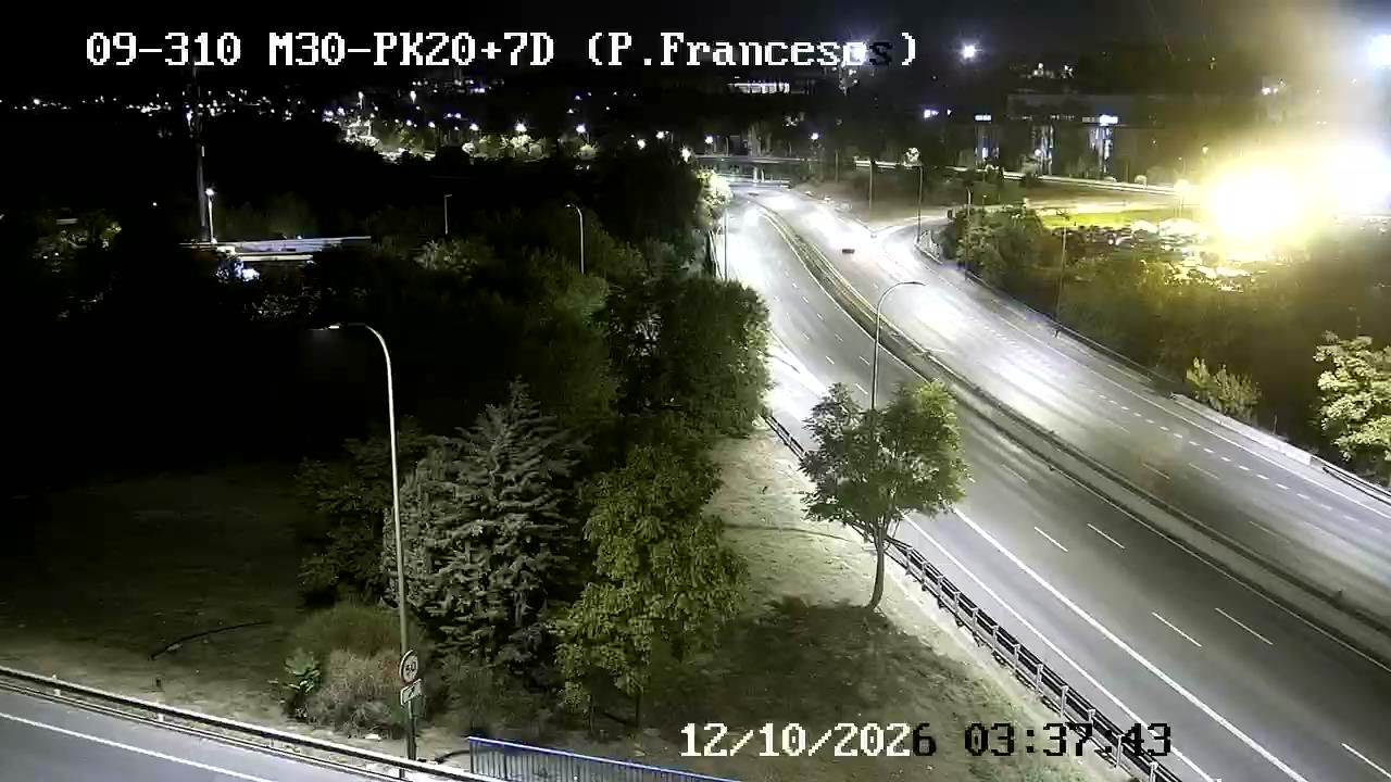 Cámara M30 Pk 20+700 (Puente de los Franceses)