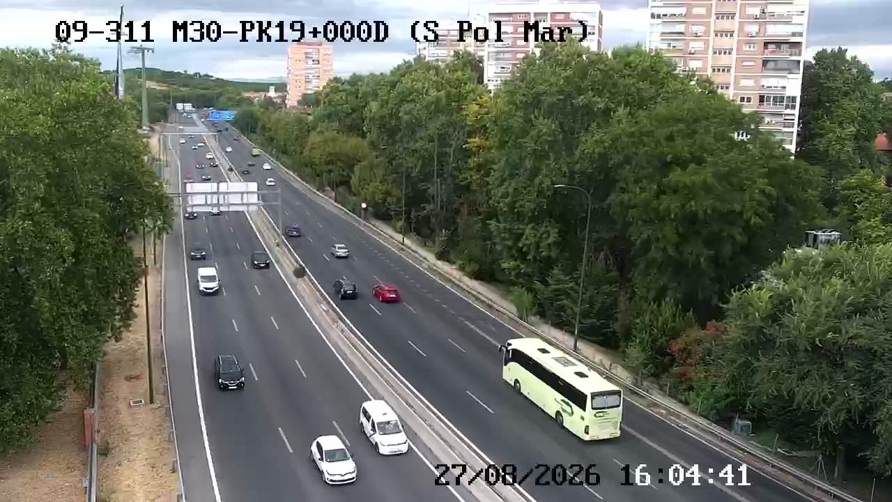Cámara M30 Pk 19+000 (San Pol de Mar)
