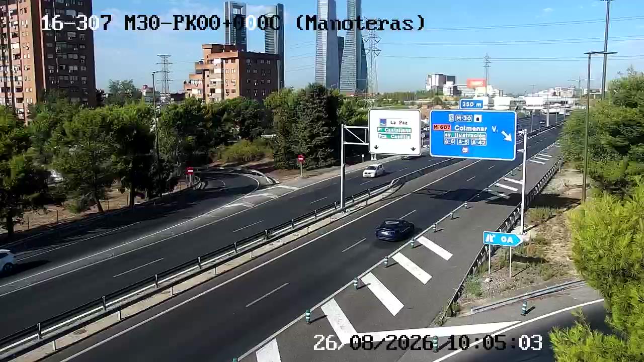 Cámara M30 Pk 00+000 (Manoteras)