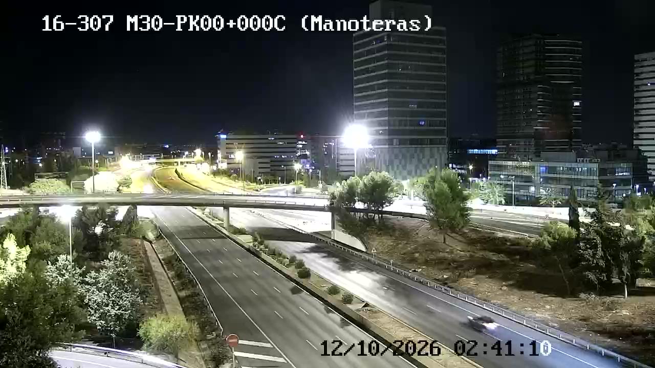 Cámara M30 Pk 00+000 (Manoteras)